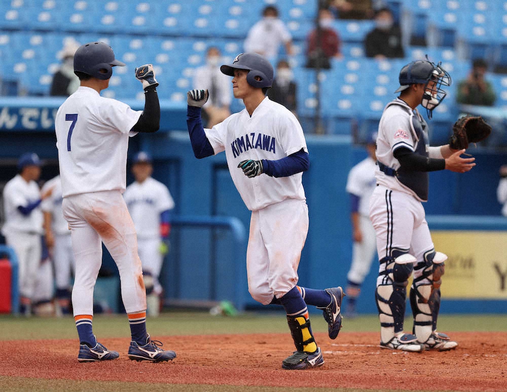 【画像・写真】駒大・若林、6戦4発！　スカウト評価も急上昇「ここまで打つとは凄い」