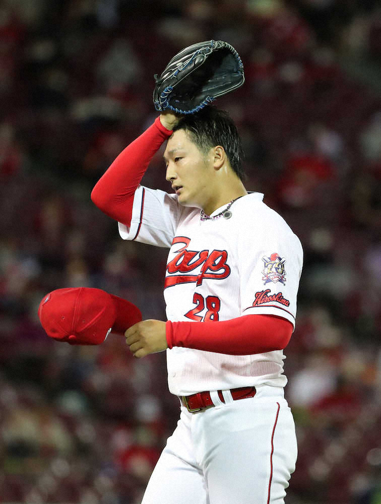 【画像・写真】広島・床田は4回89球で降板「立ち上がりがすべてです」初回いきなり4失点、自身3連勝ならず