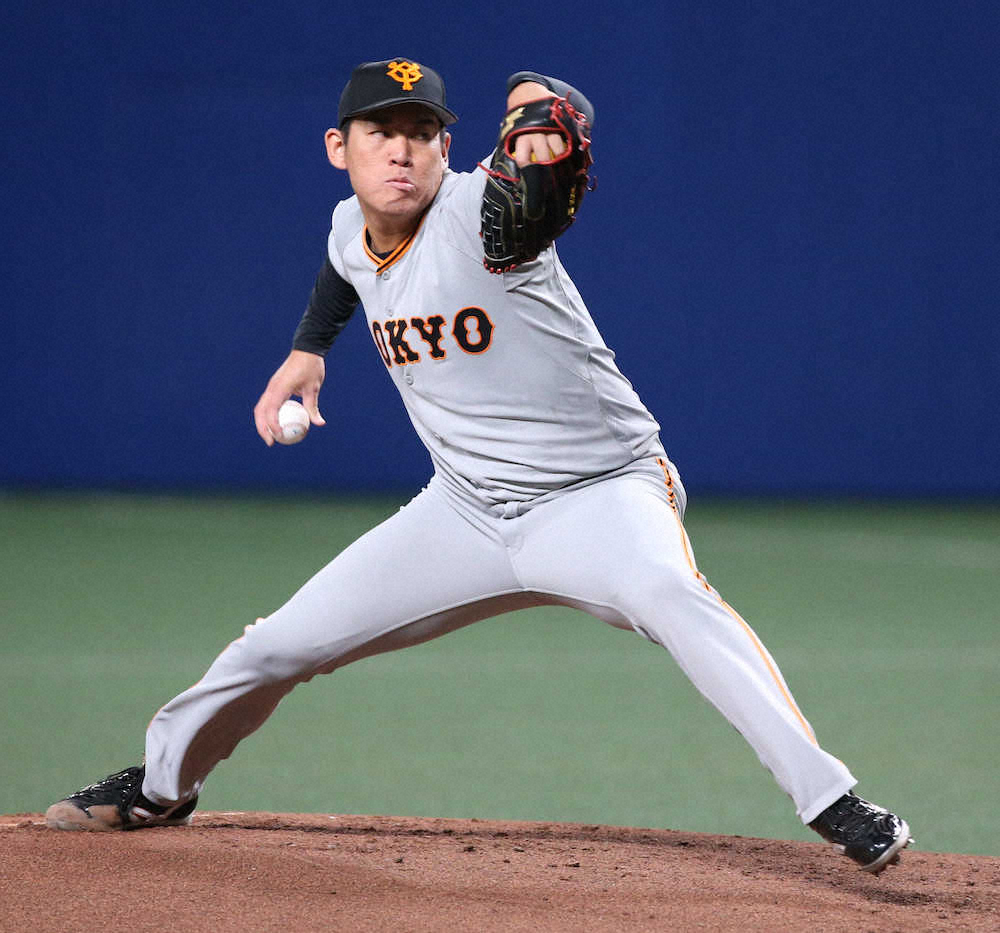 【画像・写真】巨人・桜井　6回途中3失点で降板　この日も2死からの四球が失点起点に「悔やまれます」