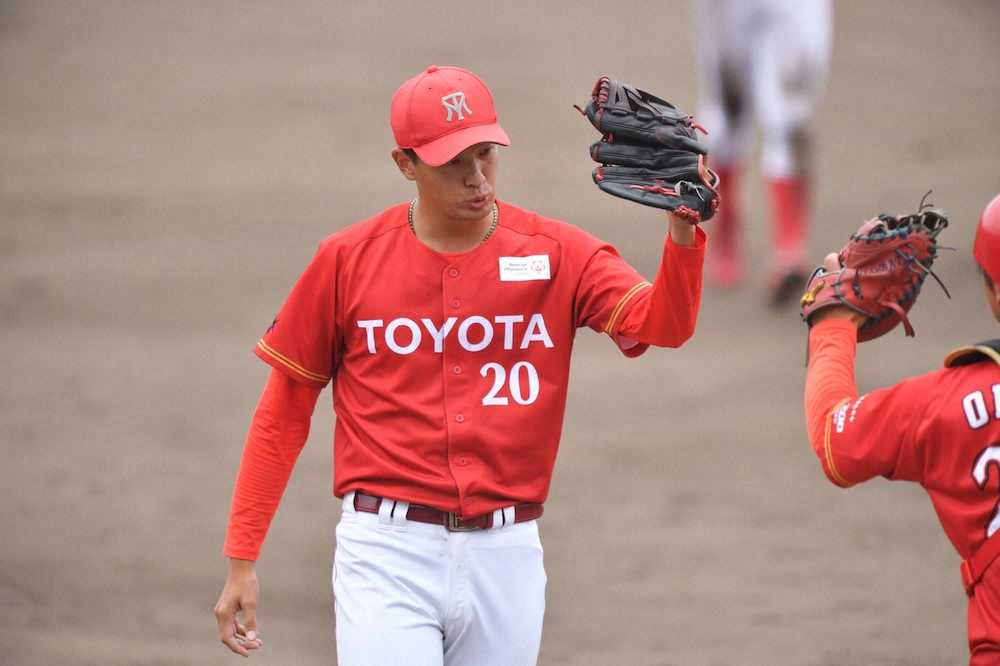 【画像・写真】トヨタ自動車・嘉陽　進化見せる3年目右腕、初の大舞台でも「結果残す」