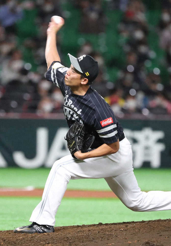 【画像・写真】ソフトB・岩崎　“魔の2日間”からの復活…3年ぶりリーグ制覇の戦力に