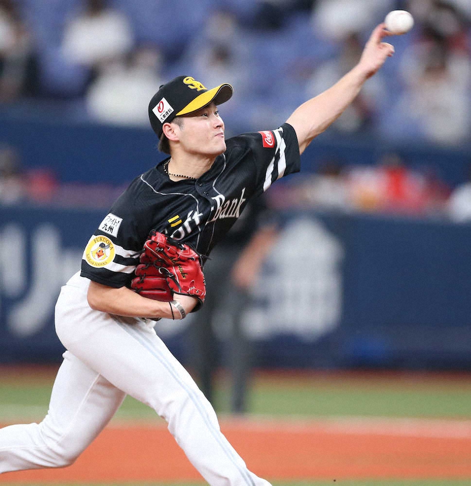 【画像・写真】ソフトバンク完封リレーで3連勝！笠谷、5回無失点で3勝目　オリックス由伸力投も援護なし