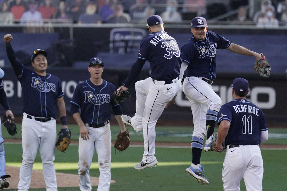 【画像・写真】レイズ連勝！マーゴー攻守で活躍、筒香は出番なし