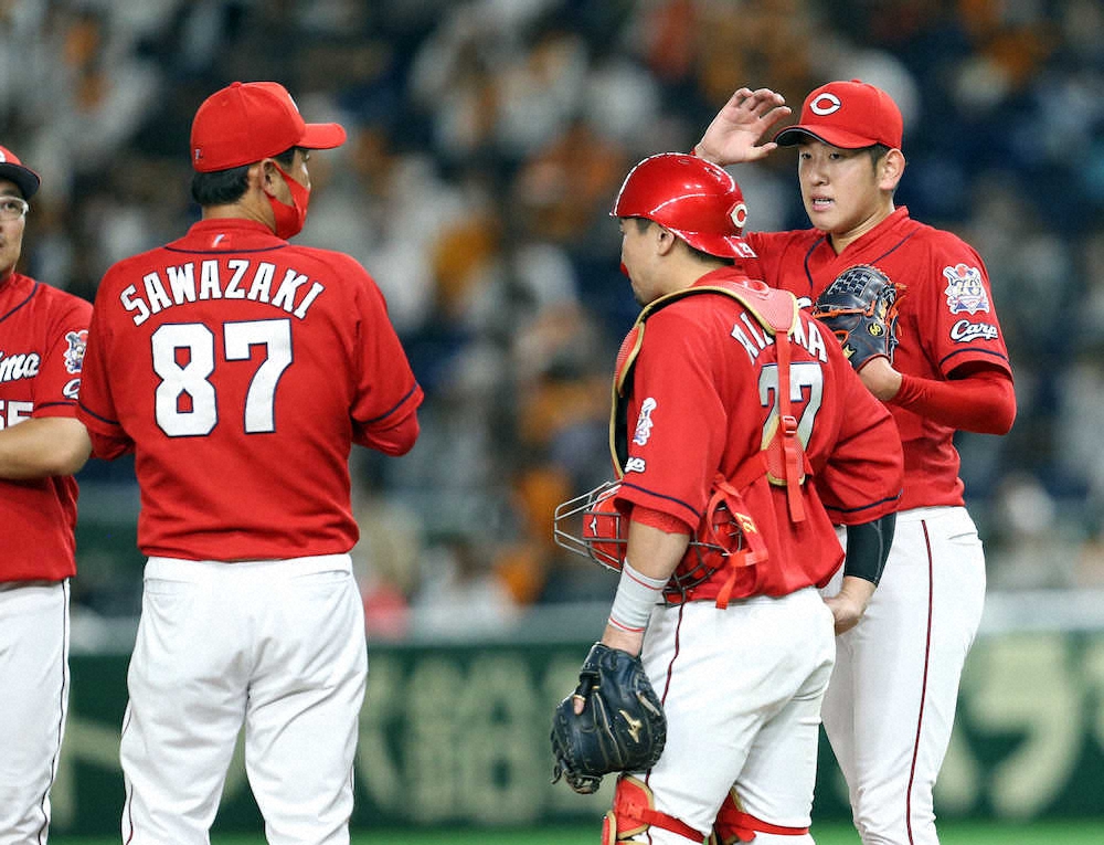 【画像・写真】広島、わずか3安打で6年ぶり巨人戦負け越し決定　会沢36日ぶり同点弾も直後に遠藤が勝ち越し許す