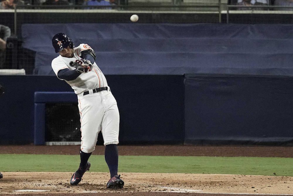 【画像・写真】アストロズ　接戦制しスイープ阻止、スプリンガー勝ち越し2ラン！レ軍・筒香はPS初安打マーク