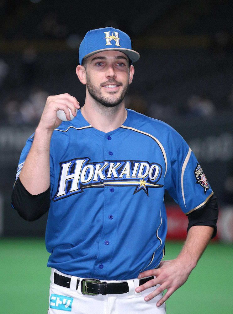 【画像・写真】日本ハム・バーヘイゲン　7勝目　完封ペースも「実はバテバテだったんだ」