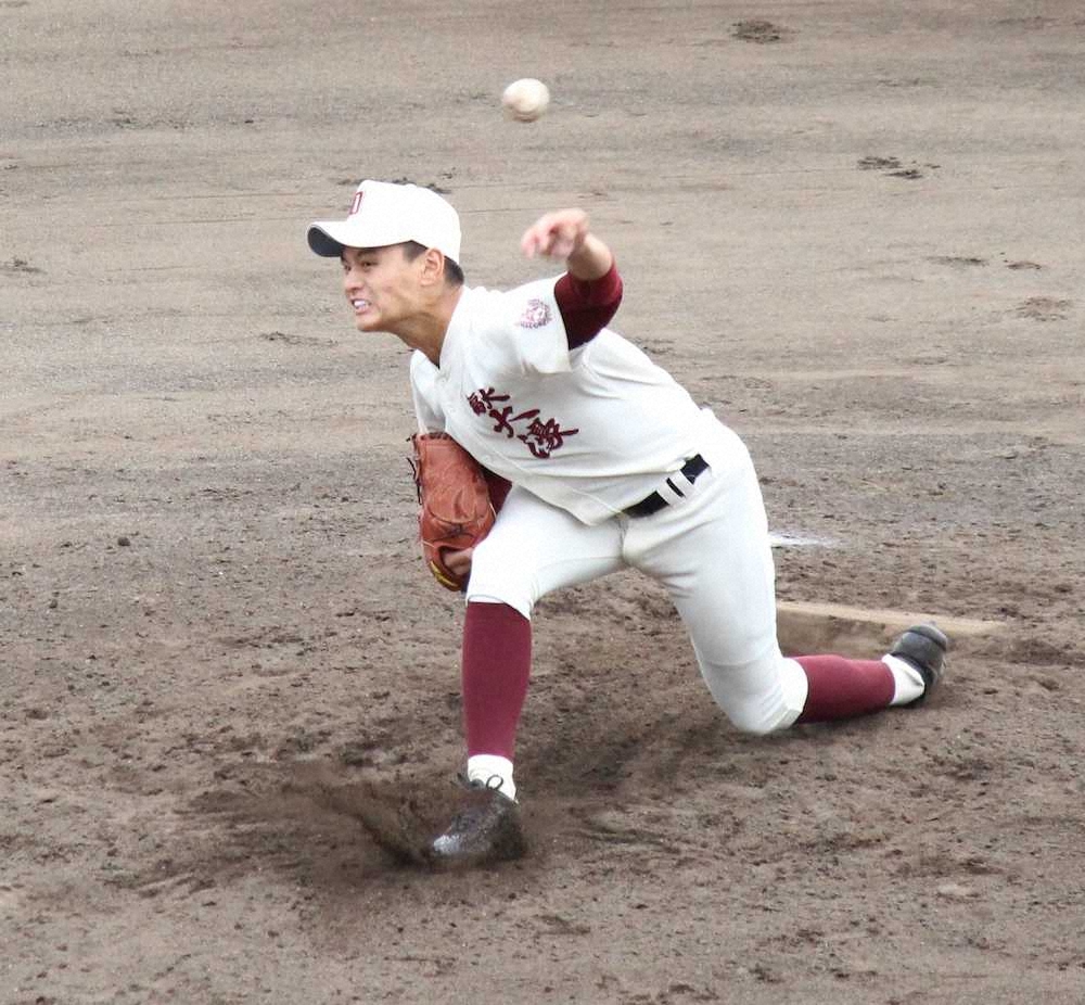 【画像・写真】福岡大大濠が九州大会切符　エース左腕・毛利、自己最速140キロマークで12K力投