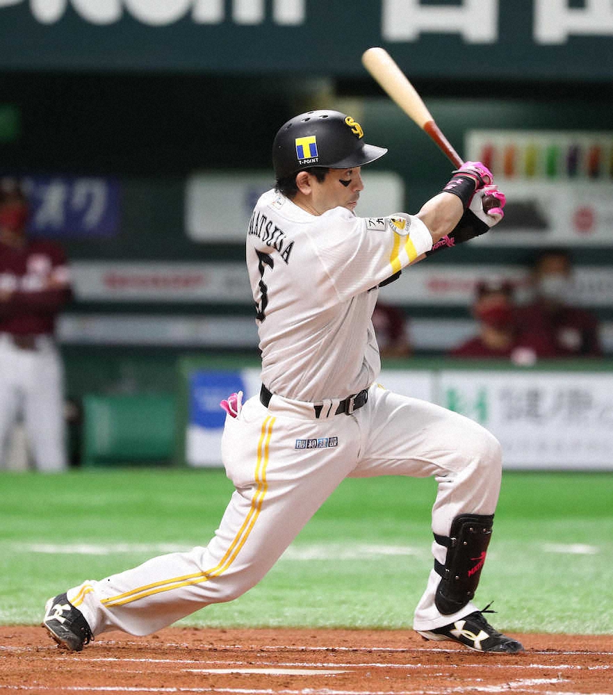 【画像・写真】ソフトB、初回に塩見打ち6連打で一挙4点　工藤監督「いい見極めをして良く打った」