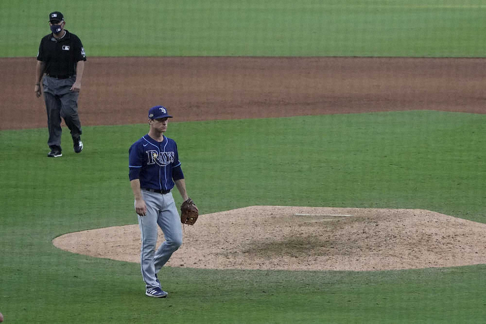 【画像・写真】＜アストロズ・レイズ＞サヨナラ本塁打を浴びたレイズのアンダーソン（AP）