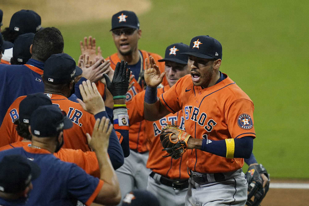 【画像・写真】アストロズ　2年連続WS進出へ逆王手　3連敗から3連勝　レイズ・筒香は代打で安打も