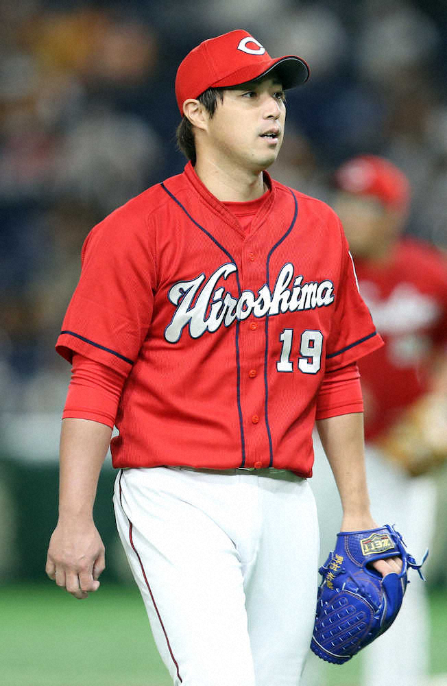 【画像・写真】広島・野村が右鎖骨下静脈血栓症除去の手術　15日巨人戦で2回緊急降板