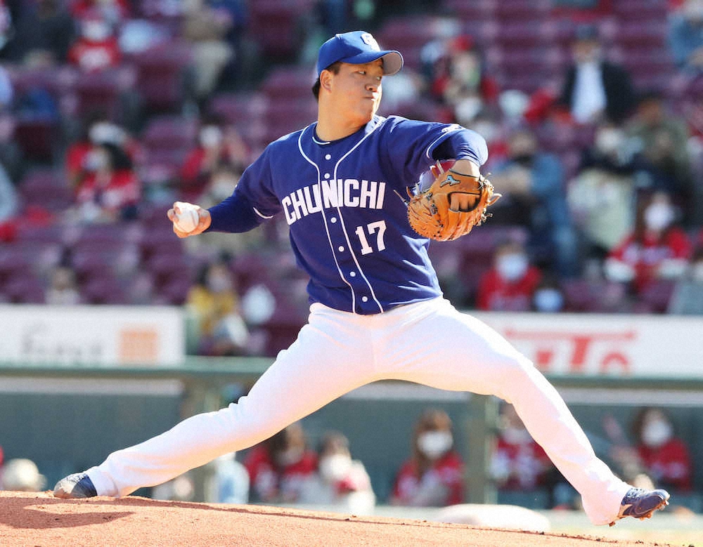 【画像・写真】中日・柳「特別な存在」森下との“明大対決”制し4勝目「1週間前からモチベーションにしてきた」