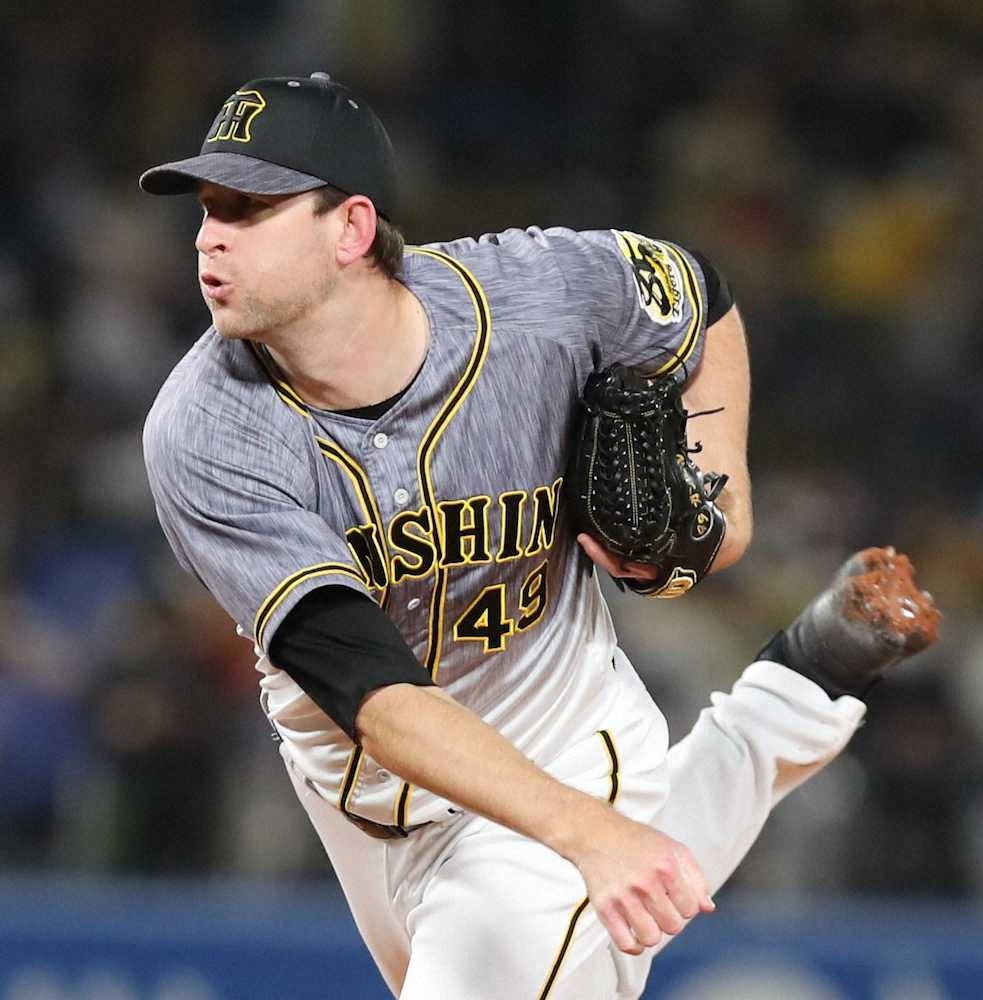 【画像・写真】阪神・ガンケル「いろんな球種でストライクが重要」日本流スタイルで快投誓う