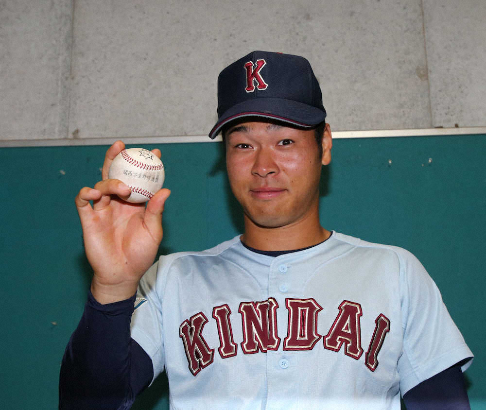 【画像・写真】近大・佐藤　リーグ新14号で二岡氏超え!“持っている男”親族9人観戦の中で一発