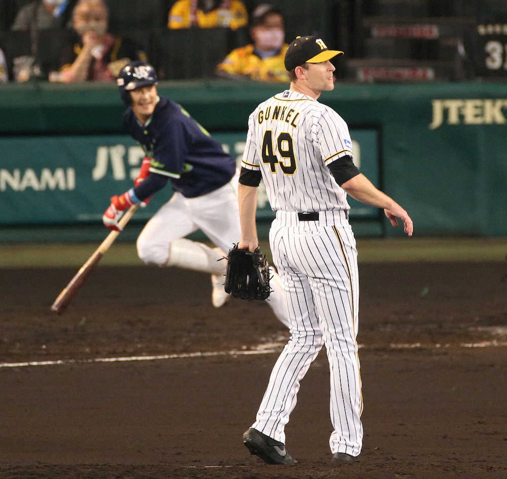 【画像・写真】阪神・ガンケル　5度目の先発も白星つかめず　5回1失点で試合つくるも