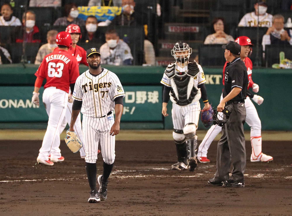 【画像・写真】阪神・ガルシア3回に炎上4失点KO