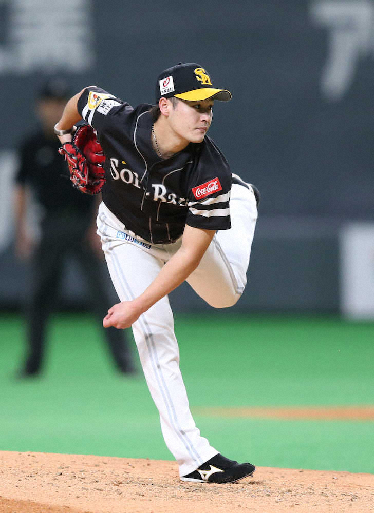 【画像・写真】ソフトバンク6年目左腕・笠谷　自己最長6回無失点で4勝目！5連続＆最多8Kも