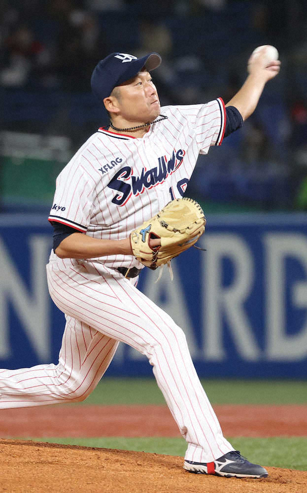 【画像・写真】ヤクルト・石川　広島・黒田以来の40代巨人戦先発勝利「五十嵐の分もじゃないですけど」