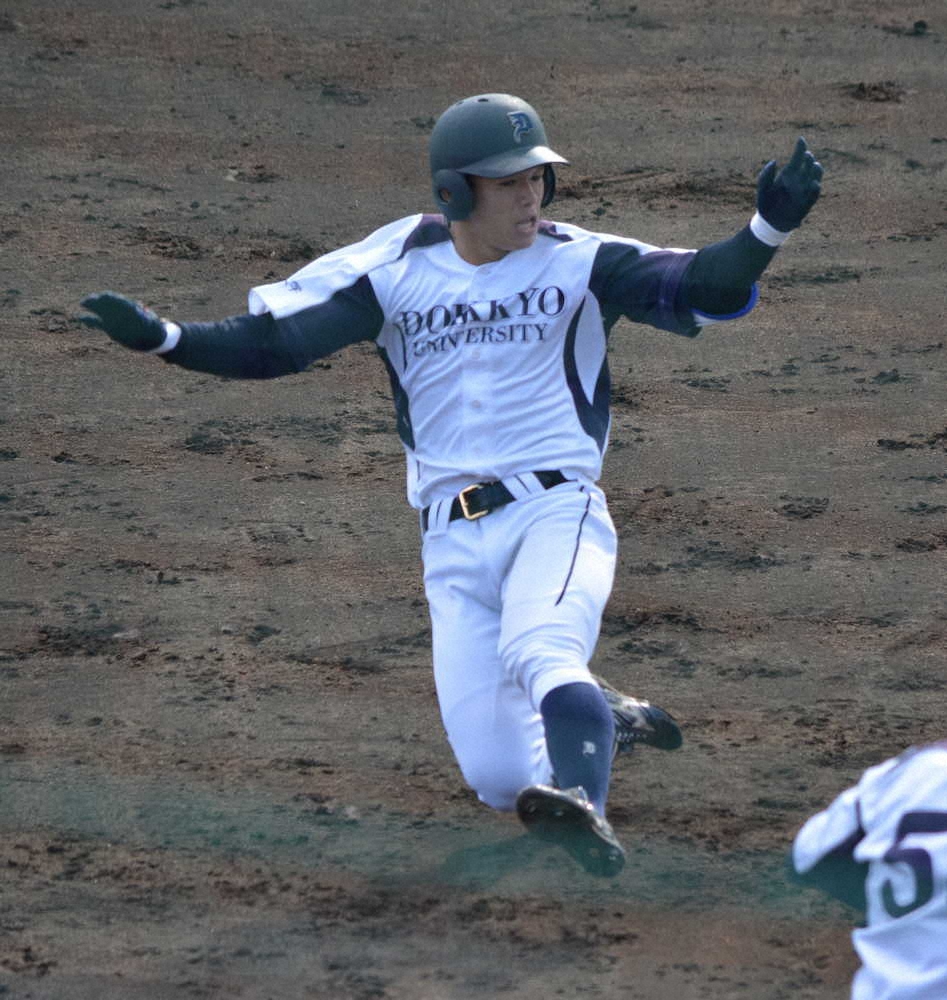 【画像・写真】独協大のドラフト候補・並木“ギャンブル生還”で魅せた!7球団スカウトの前で猛アピール