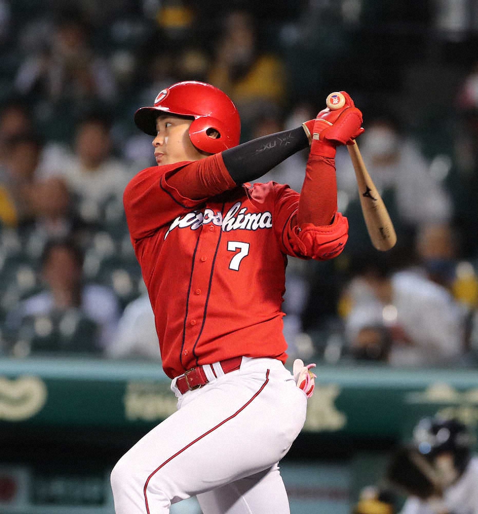 広島 堂林 8年ぶりに100安打到達 自身初の打率3割も目前 スポニチ Sponichi Annex 野球