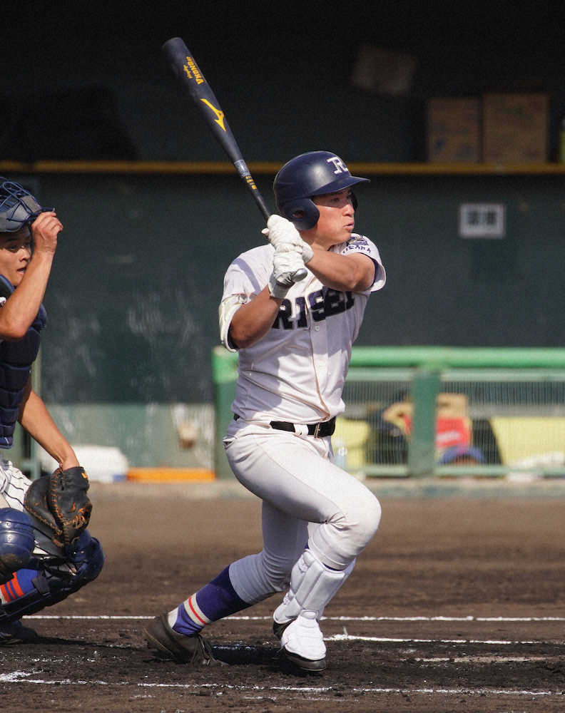 【画像・写真】【運命を待つドラフト候補】履正社・小深田　将来は阪神・井上と本塁打王争い「打ち合いたい」