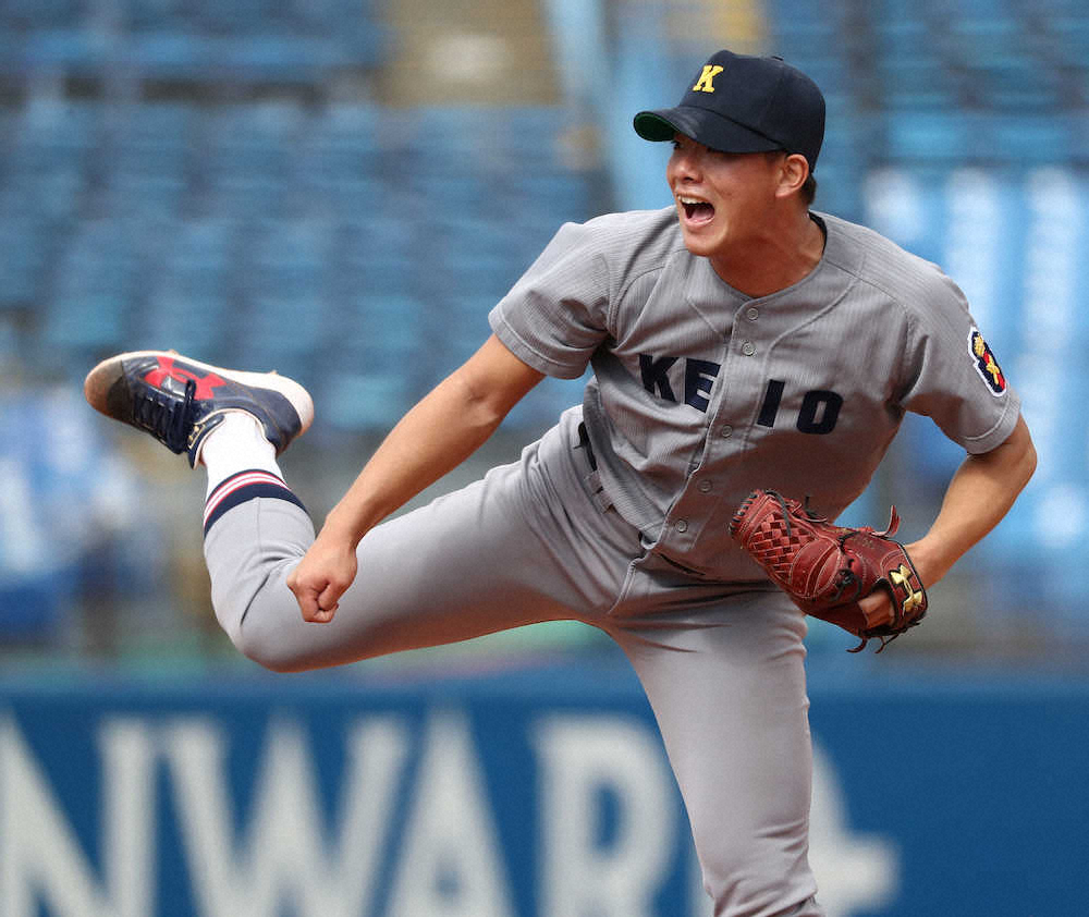 【画像・写真】慶大・木沢、法大・鈴木は勝敗つかず