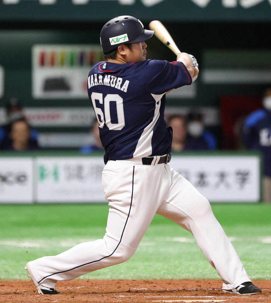 【画像・写真】西武・中村がプロ通算21本目のグランドスラムで逆転　自身の持つプロ野球記録更新