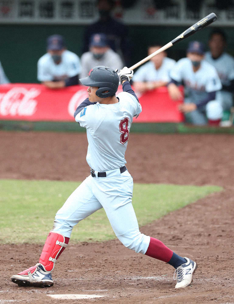 【画像・写真】近大・佐藤　近大野手のドラフト1位なら有藤以来52年ぶり
