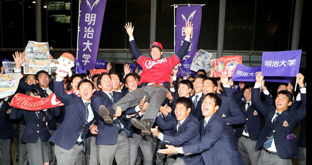 【画像・写真】広島　トヨタ自動車・栗林が最有力　社会人No・1右腕　昨年の森下同様一本釣りあるぞ