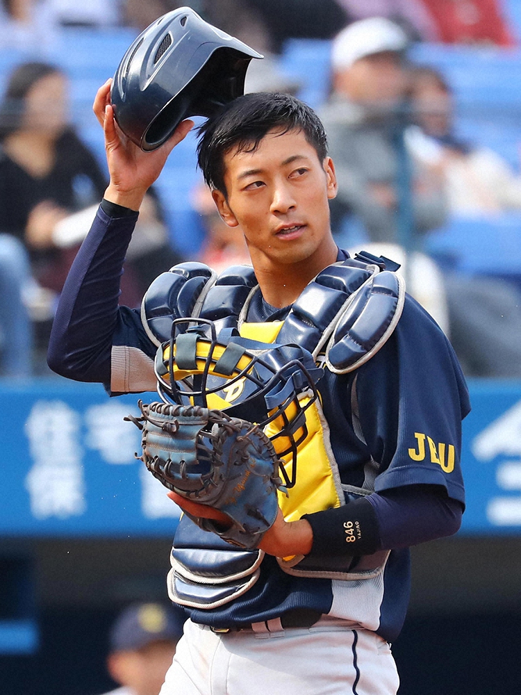【画像・写真】日本ハム3位指名　大学No・1捕手・古川喜び「雰囲気が良くていいチームだと思う」