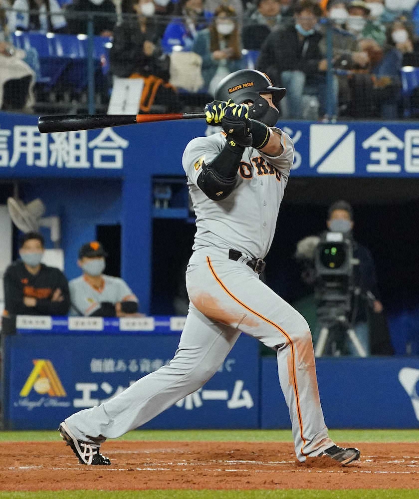 【画像・写真】巨人・丸、逆転キングへ来た来た！2戦連発25号　4戦3発で岡本＆大山に1本差、通算200号に王手