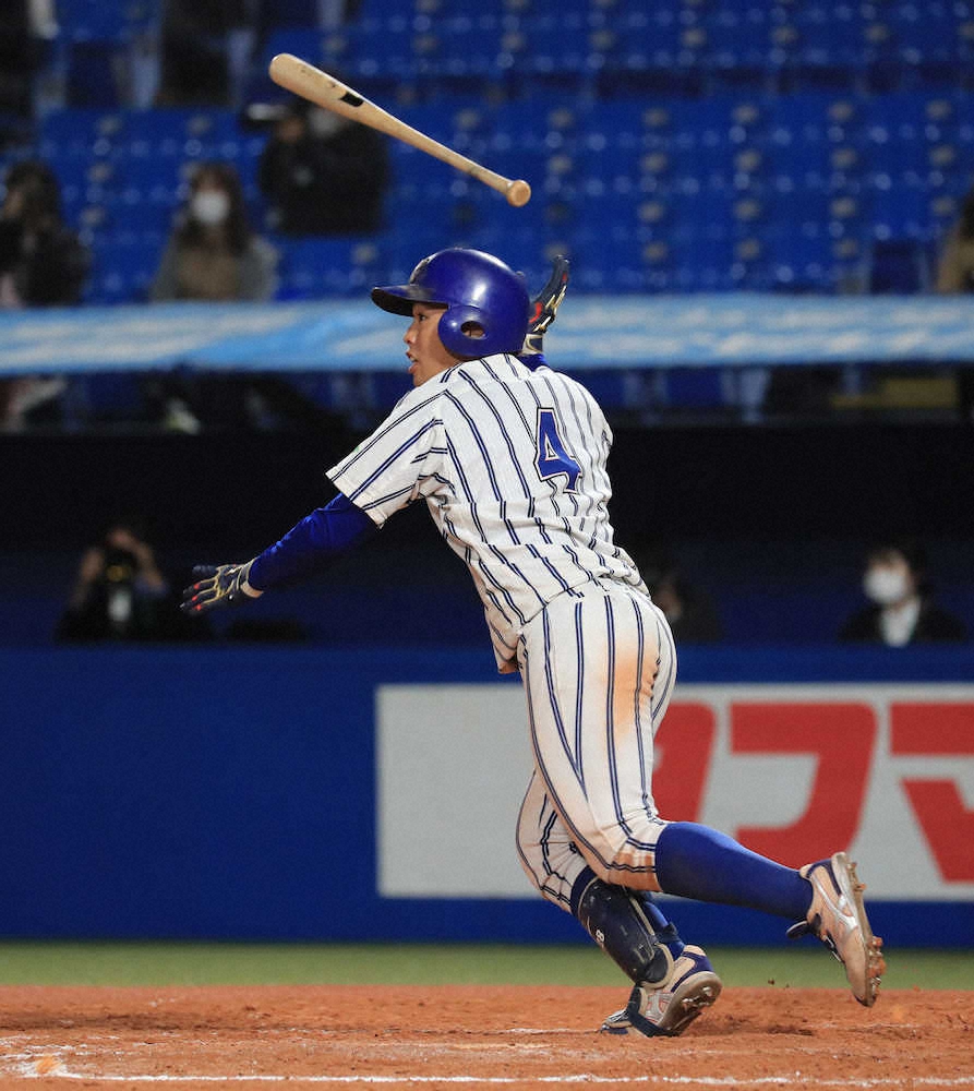 【画像・写真】立正大　3季ぶりVの望みつなぐ、米田がサヨナラ打「最後のシーズン。絶対打つと…」