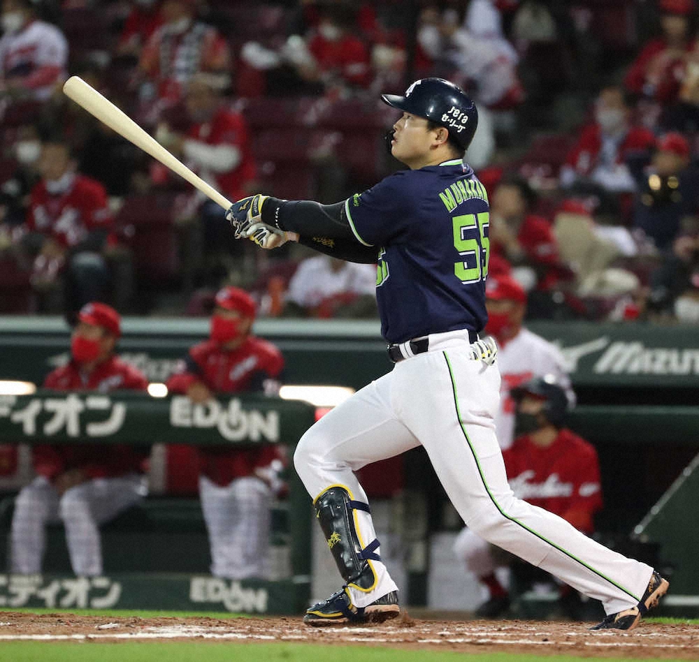 【画像・写真】ヤクルト・村上　2年連続25本塁打に到達「いい角度に上がってくれた」