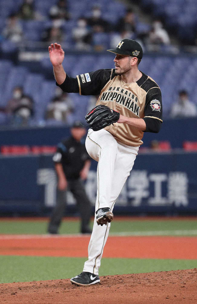 【画像・写真】日本ハム・バーヘイゲン　日米通じて初完封＆自己最多13奪三振「最高の気分」