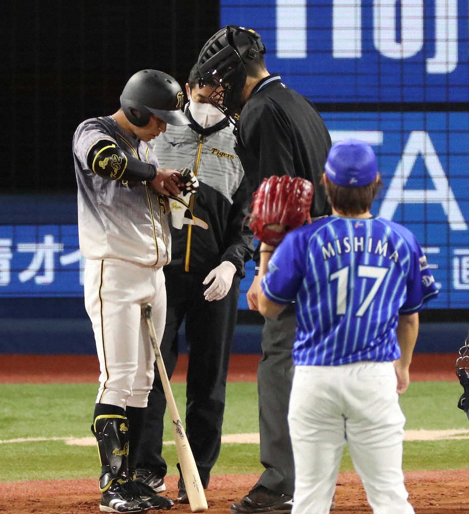 阪神 幻の押し出し死球 リクエストで判定覆り 勝ち越しならず スポニチ Sponichi Annex 野球