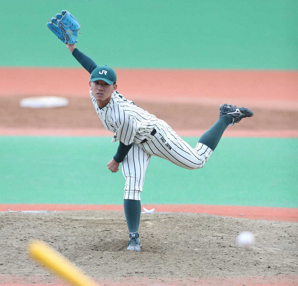 【画像・写真】阪神ドラ2・伊藤将　ドラフト後初登板で救援適性見せた　内角直球でバットへし折る