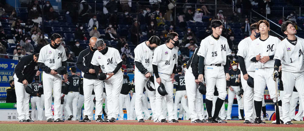 【画像・写真】ロッテ自力CS消滅　打線沈黙2安打で今季13度目零敗　残り4戦へ井口監督「とにかく全力で戦う」　