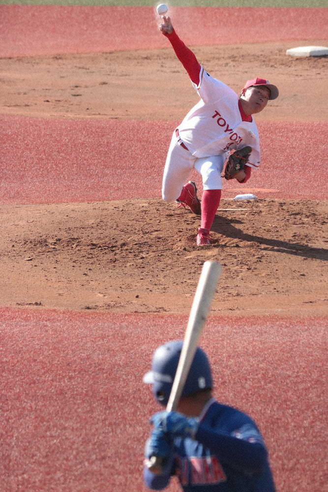 【画像・写真】“勝てる投手”広島ドラ1・栗林　指名後初登板は7回1安打無失点　悪条件も不調も関係なしの好投
