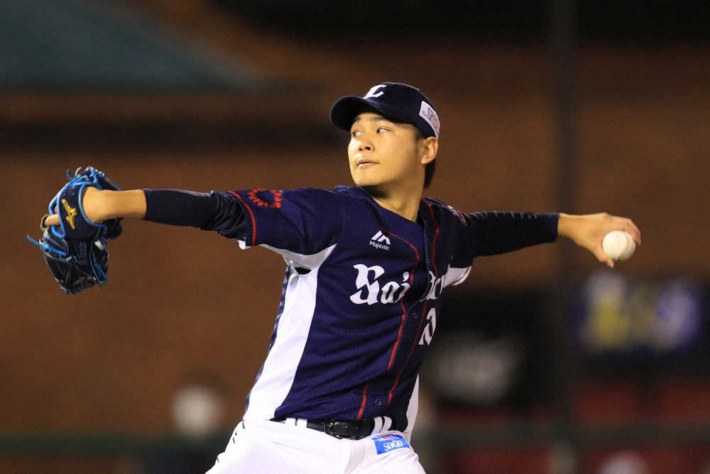 【画像・写真】勝てばCS近づく一戦　西武、先発・浜屋が先制点許す　3回2死から3連打で2失点