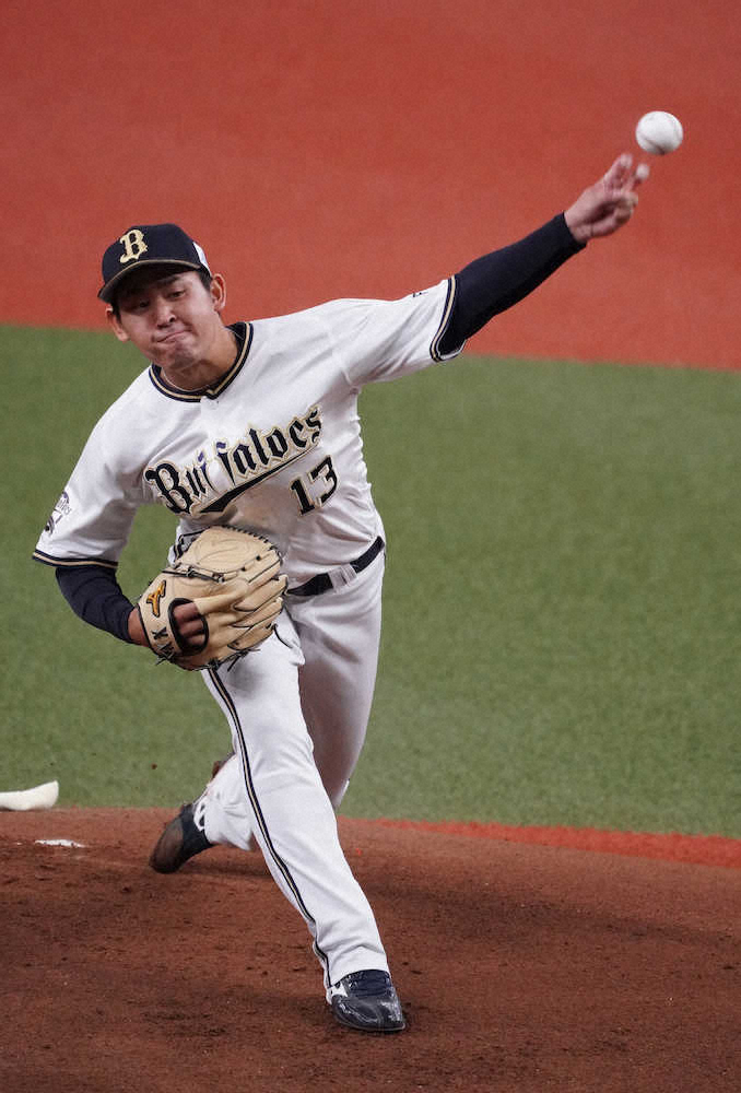 【画像・写真】オリックス・ドラ1宮城　朗希＆奥川お先！　5回3失点で高卒新人一番星も「切り替えて次のシーズン」