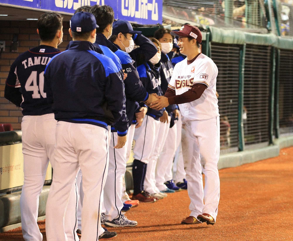 【画像・写真】古巣と最高の引退試合で涙…楽天・渡辺直、独占手記「大好きな仙台で…本当に幸せです」