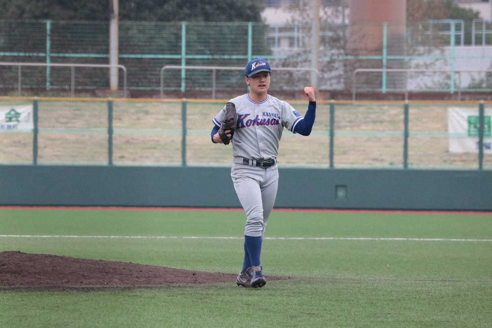 【画像・写真】関西国際大　決勝進出で近大と激突　左腕・武次は阪神ドラ1・佐藤輝封じに自信
