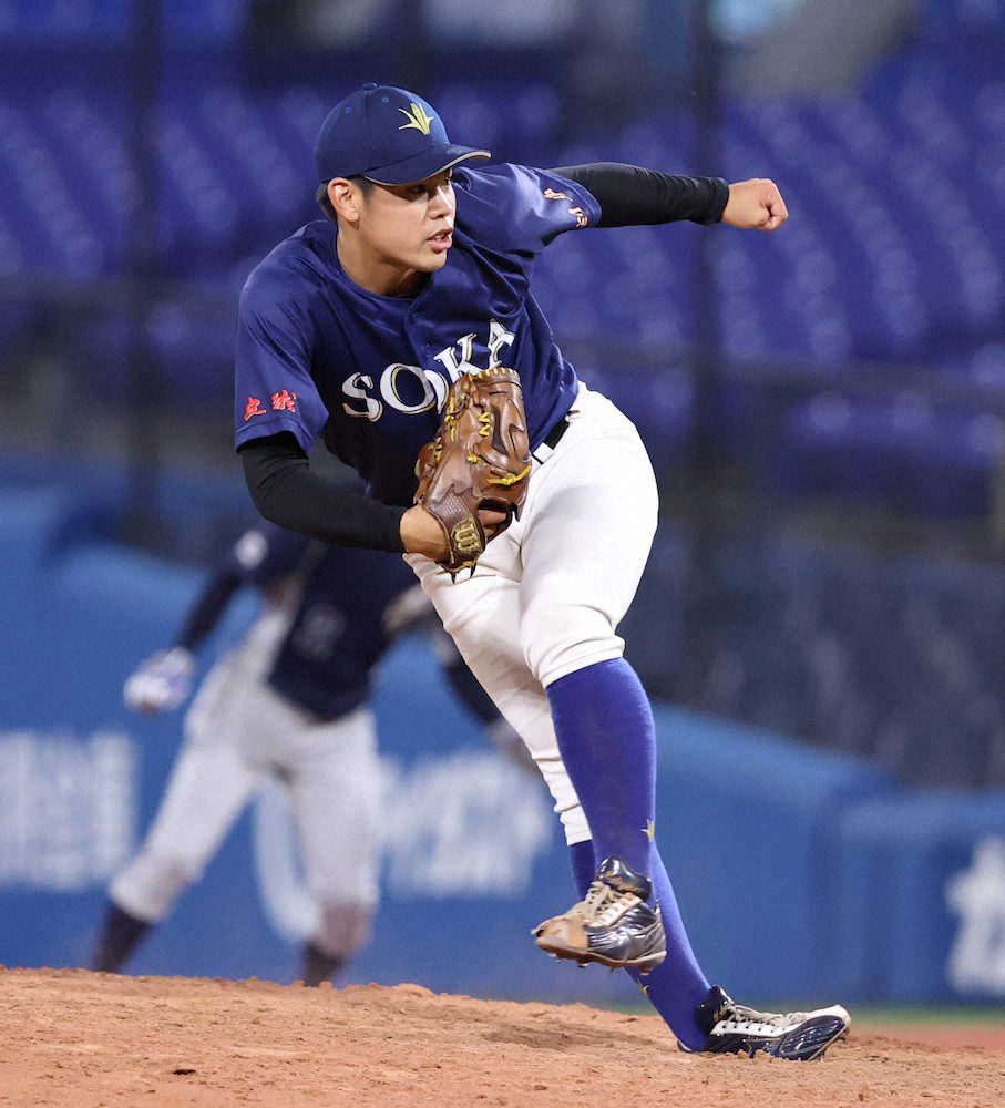 【画像・写真】“創価大のカーショー”鈴木勇　連投も圧巻9K＆無失点救援「今シーズンで一番」