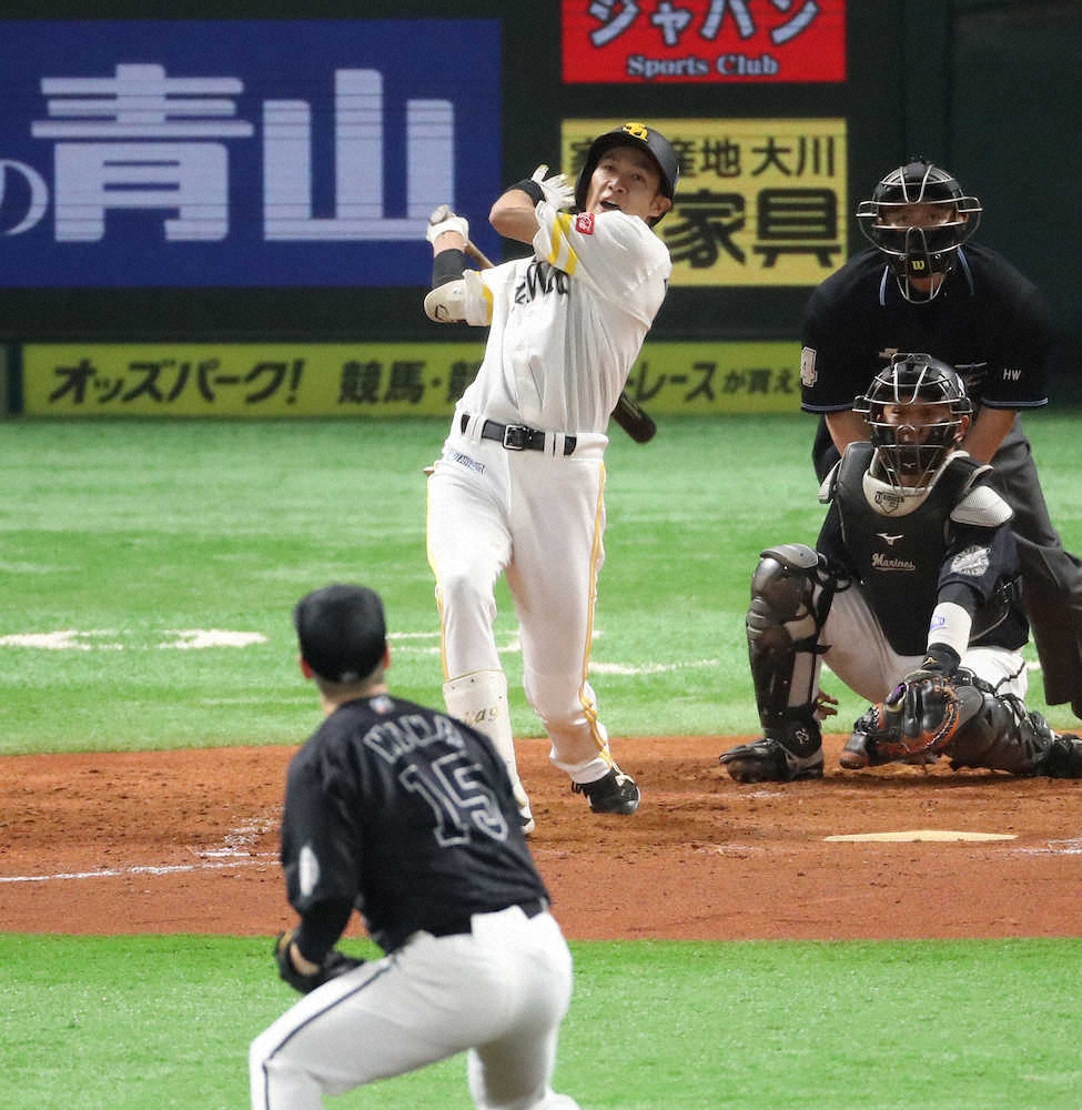 【画像・写真】ソフトバンクが反撃　柳田が内角低めを驚がくのバックスクリーン弾
