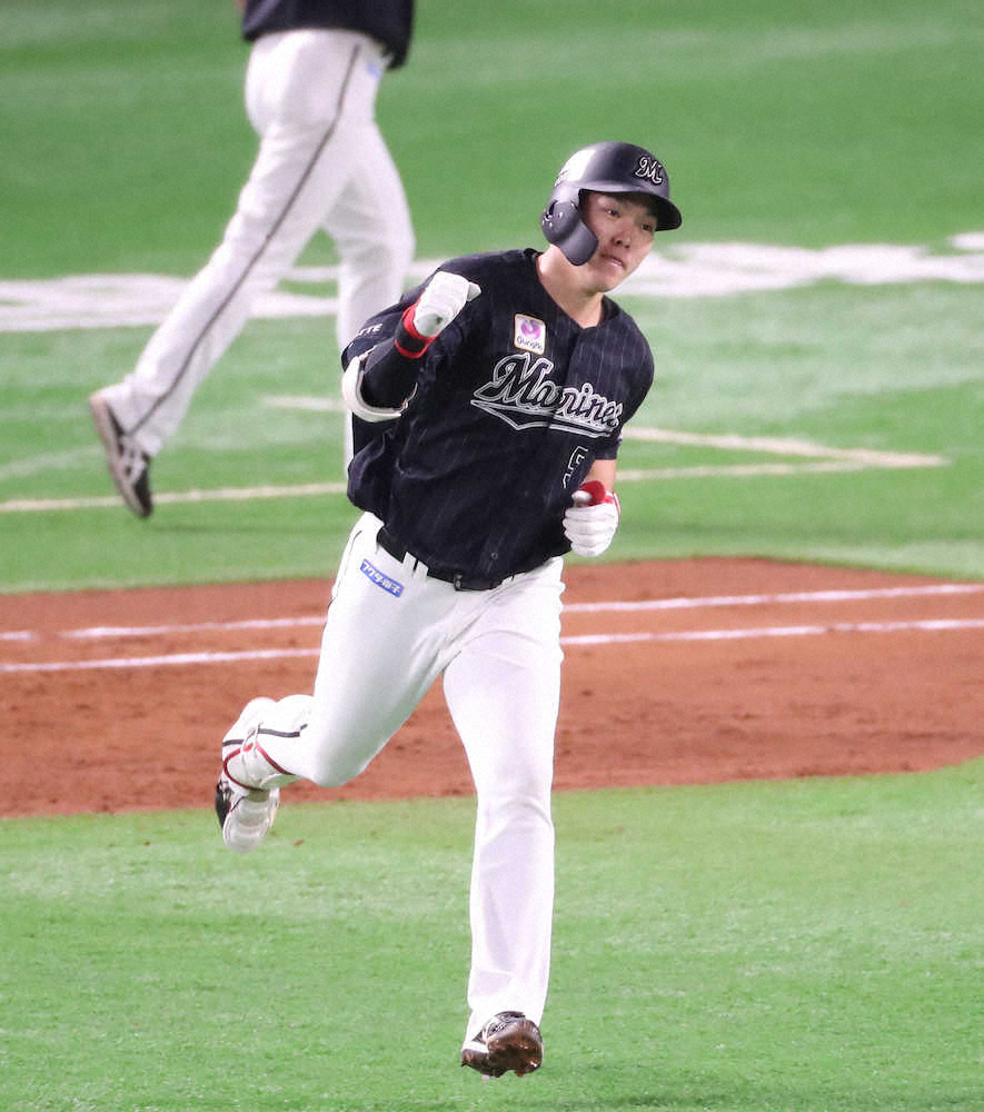 【画像・写真】ロッテ・安田　先制2ラン！CS初打席でパCS最年少アーチ