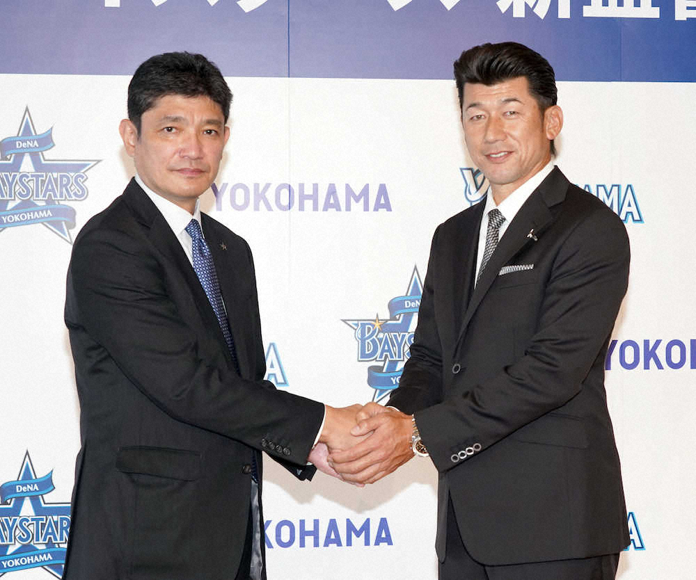 【画像・写真】DeNA三浦大輔新監督は2年契約　会見で決意「結束」「目指すのは優勝だけ」「ファンと一緒に感動を」