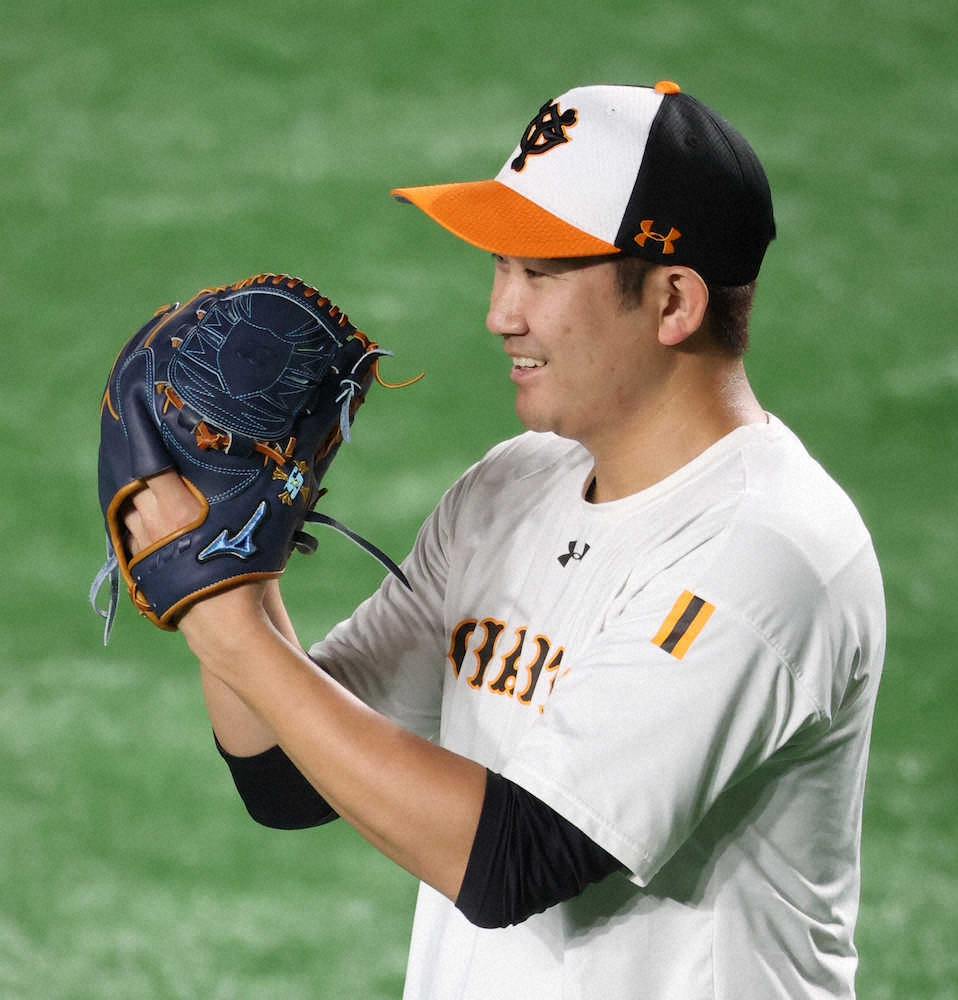 【画像・写真】巨人・菅野　4度目の「東京ドームMVP賞」　ソフトB・千賀との投げ合いに負けん！「まず初戦を取る」
