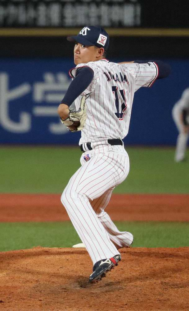 【画像・写真】ヤクルト・奥川　重心を落としたフォームでローテ浮上　自己最速に迫る152キロ　高津監督「いい投球」