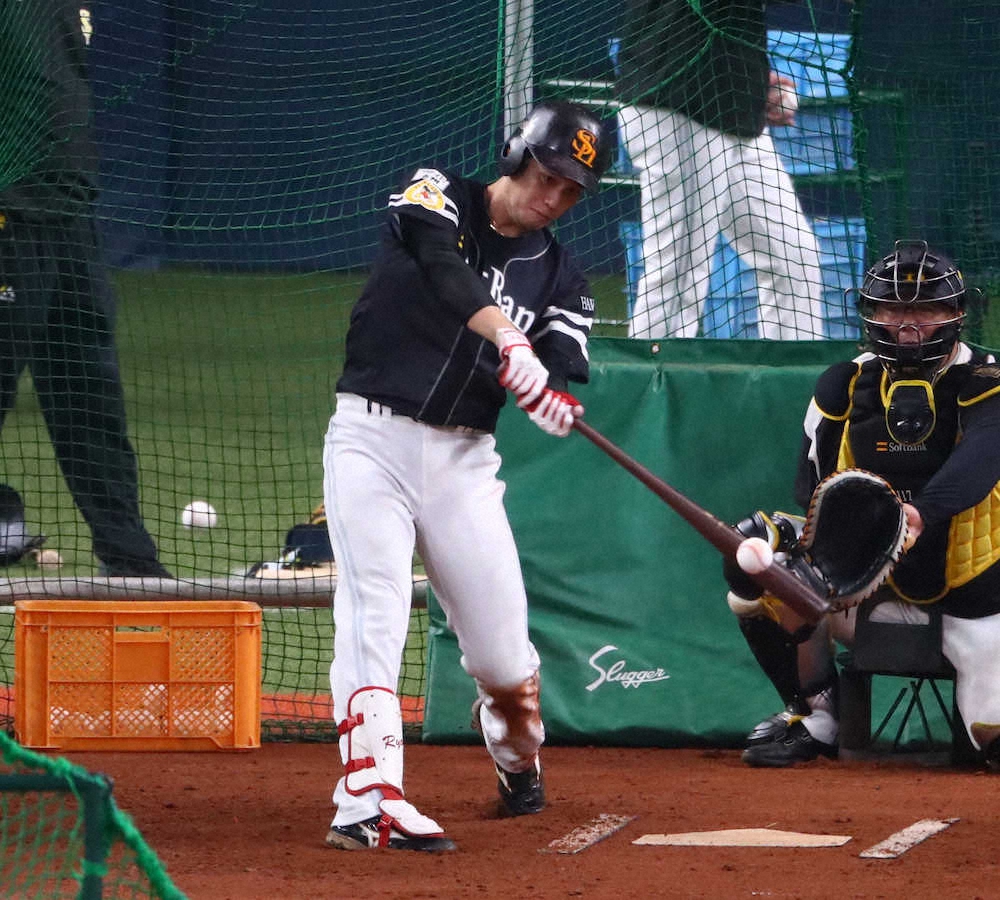 ソフトb 栗原 日本s初の先発出場へ 切り替えることを意識 スポニチ Sponichi Annex 野球