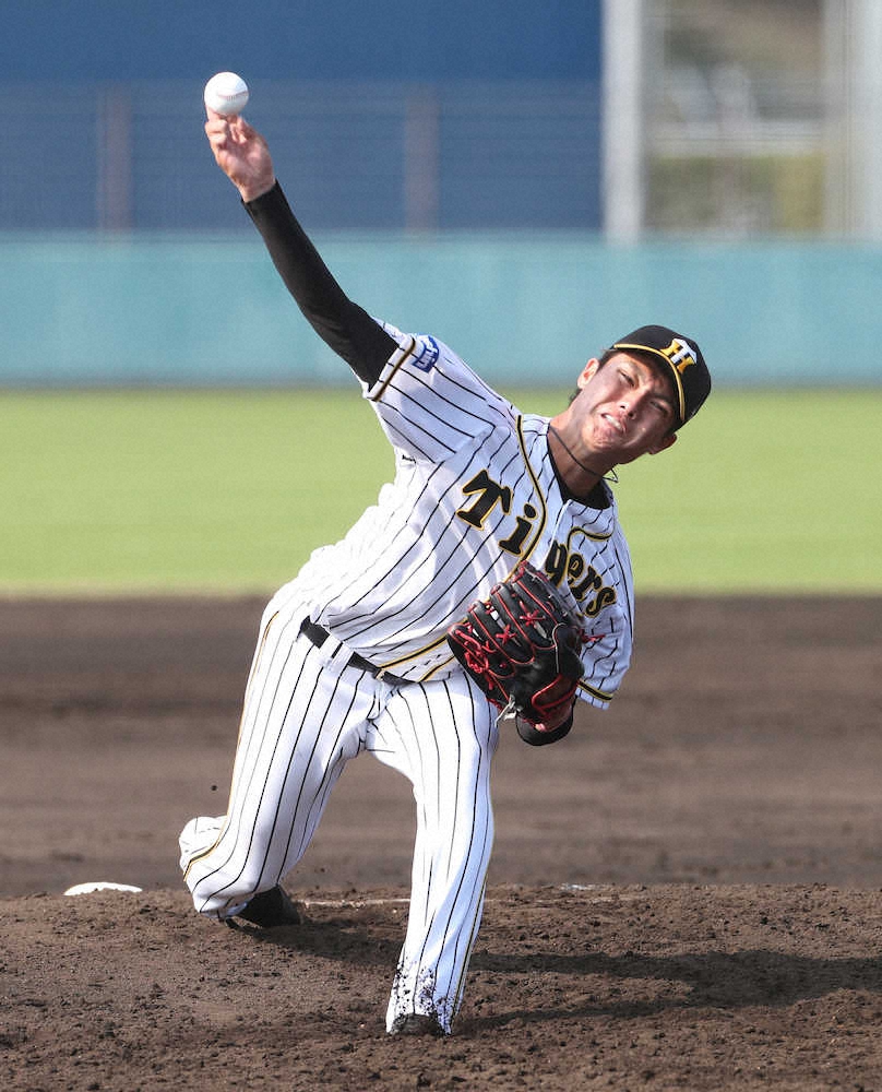 【画像・写真】阪神　西純がプロ最長7回8K2失点で成長示す